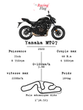 Yamaha MT-07 — Fiche Technique