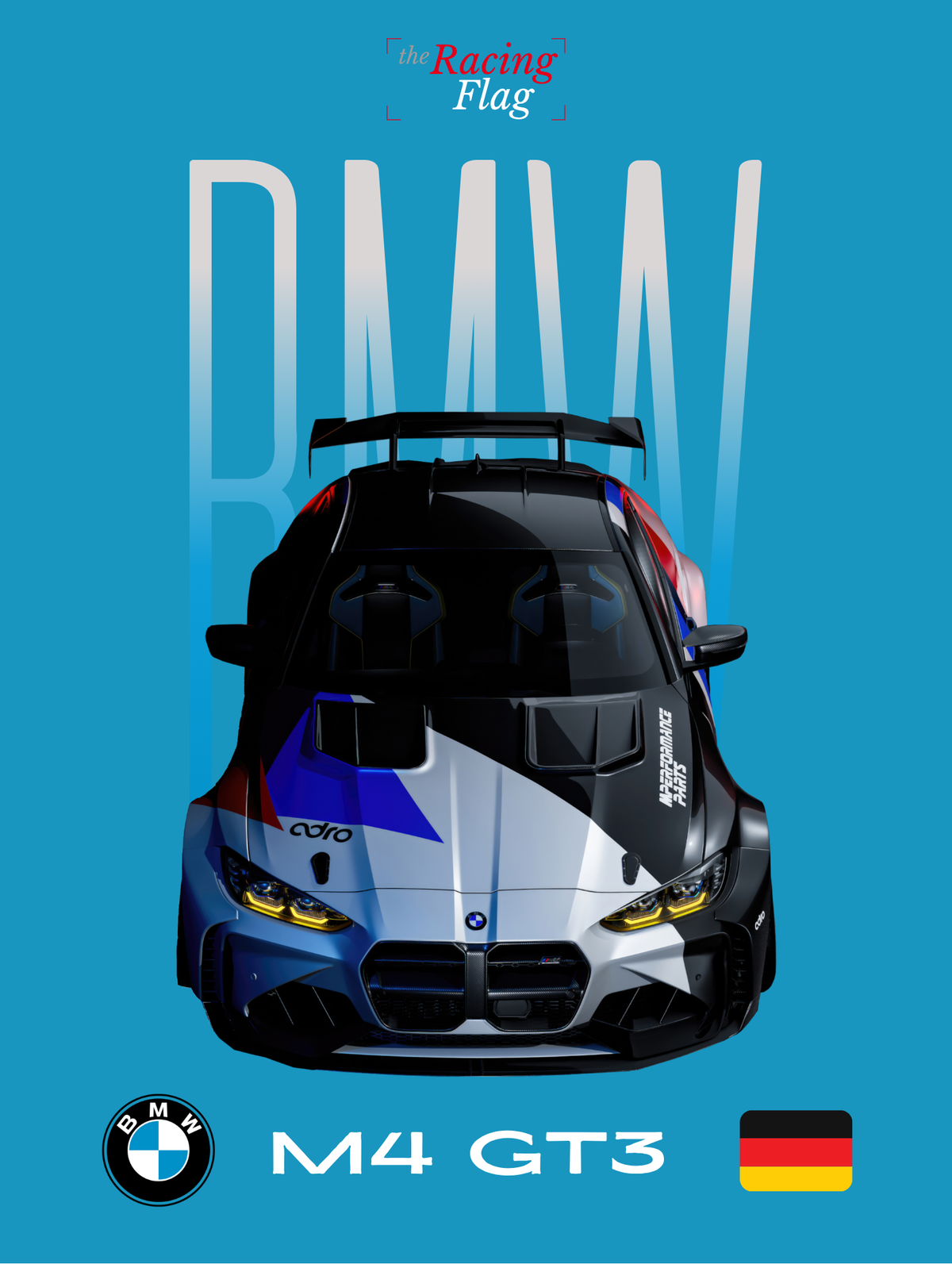 BMW M4 GT3 — Édition Racing Bleu