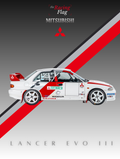 Mitsubishi Lancer Evolution III — Édition Graphique Stripes